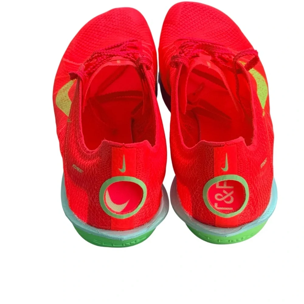 NEW Nike Air Victory 2 Track & Field Spikes 10 Men's Bright Crimson/Lime Blast